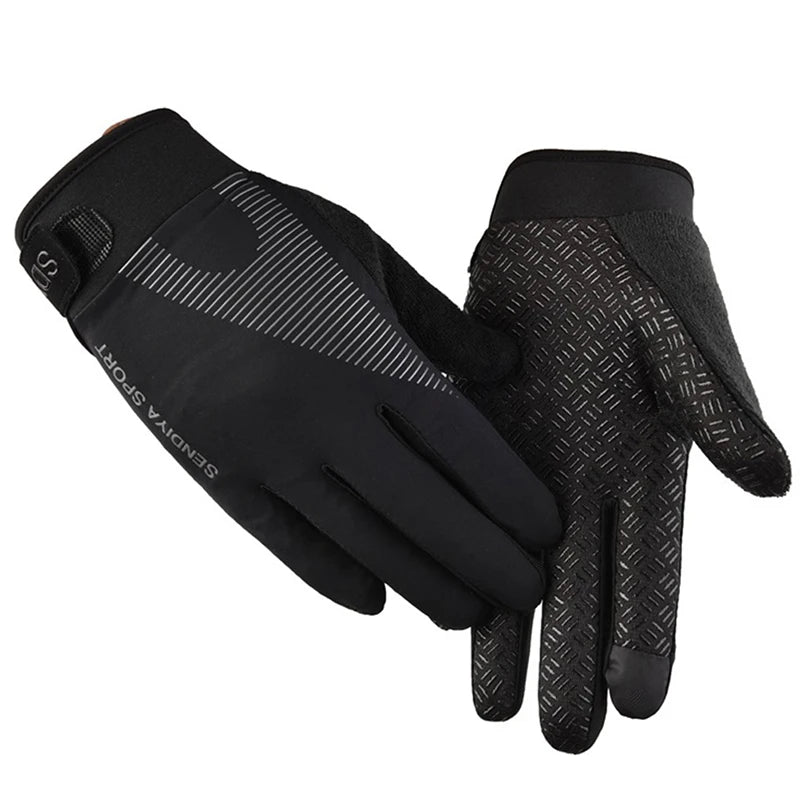 Winter Touch Screen Gloves Cold Waterproof Motorcycle Cycle Gloves Male Outdoor Sports Warm Thermal Running Ski Cycling Gloves