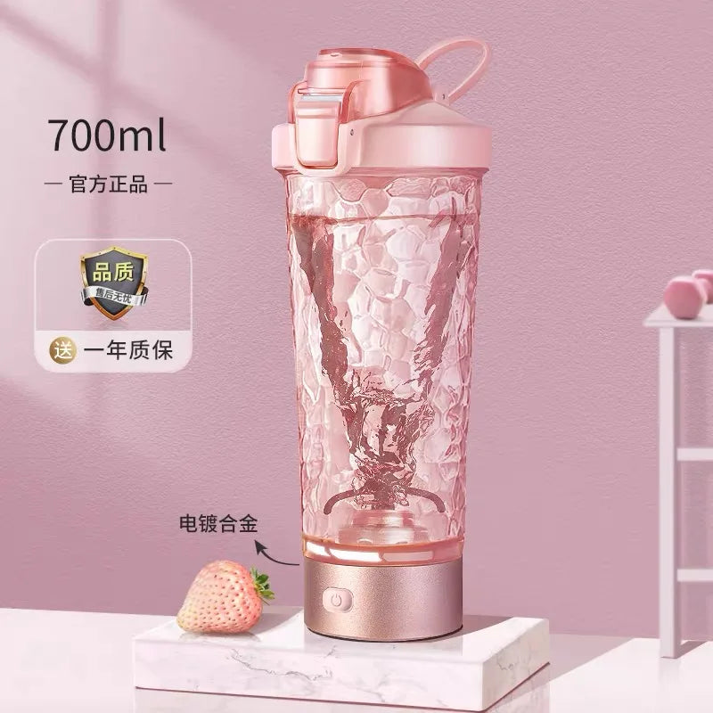 650ml USB Electric Portable Whey Protein  Shaker bottle  Fully Automatic Stirring Cup Rechargeable  Gym  BA Free Cocktail Blend