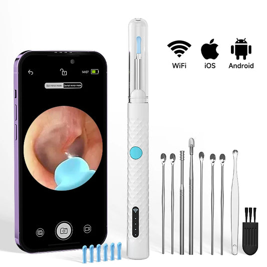 WIFI Visual Otoscope HD1080P 4.2MM Mini Camera Ear Sticks Earpick Ear Cleaner Wireless Endoscope Health Care For Iphone Android