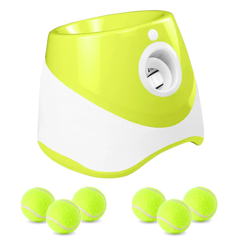 Dog Tennis Ball Launcher Dogs Chase Automatic Toys Automatic Fun Interactive Machine Fun Interactive Catapult Throw Rechargable