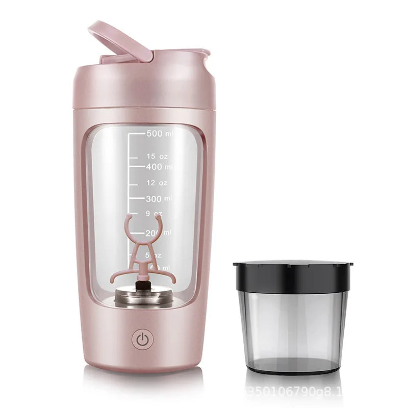 650ml USB Electric Portable Whey Protein  Shaker bottle  Fully Automatic Stirring Cup Rechargeable  Gym  BA Free Cocktail Blend